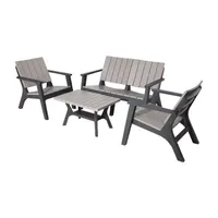 Enzo Outdoor And Patio Collection 4-pc. Conversation Set Weather Resistant