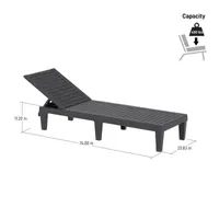 Oslo Outdoor Collection Patio Lounge Chair