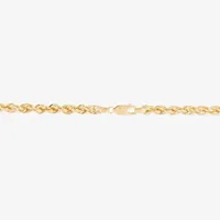 10K Gold Inch Hollow Rope Chain Necklace