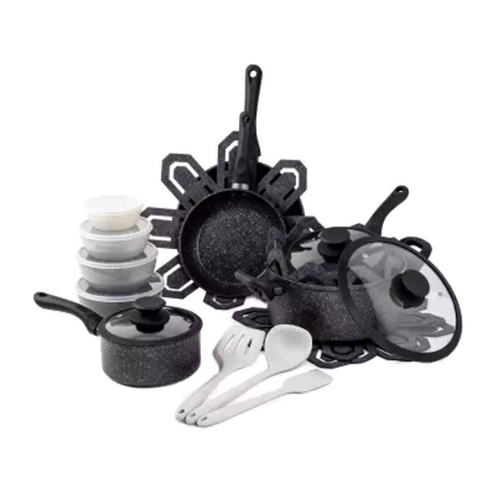 Brooklyn Steel Milky Way 24-pc. Non-Stick Cookware Set