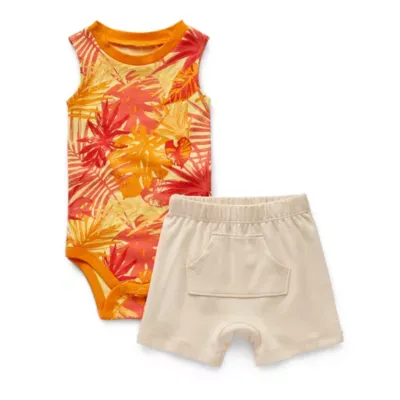 Okie Dokie Baby Boys 2-pc. Short Set