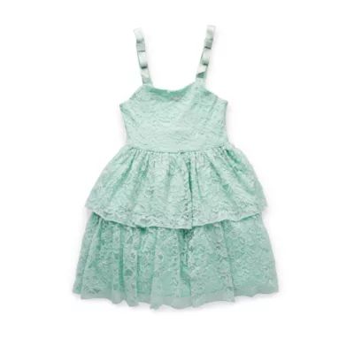 Lilt Big Girls Sleeveless A-Line Dress