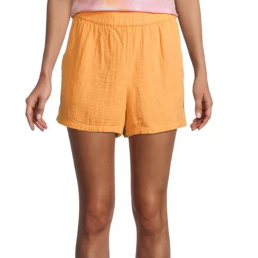 a.n.a Womens Mid Rise Pull-On Short