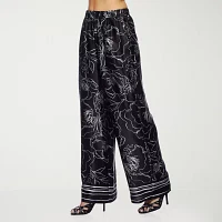 Premier Amour Womens Wide Leg Pull-On Pants
