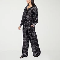 Premier Amour Womens Wide Leg Pull-On Pants