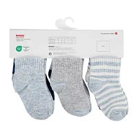 Huggies Baby Boys 6 Pair Quarter Ankle Socks