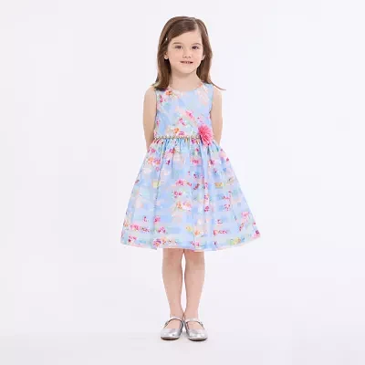 Bonnie Jean Big Girls Sleeveless Fit + Flare Dress