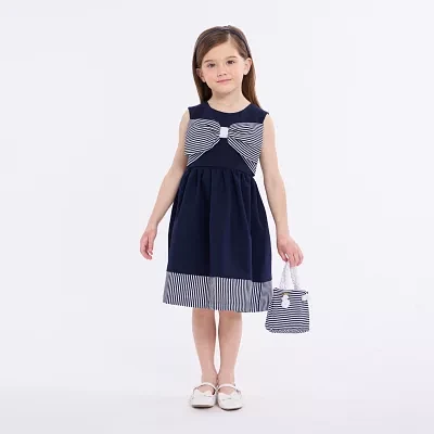 Bonnie Jean Big Girls Sleeveless Fit + Flare Dress