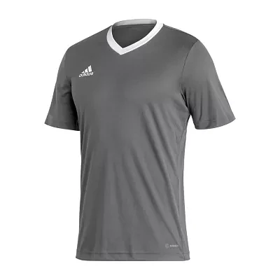 adidas Soccer Mens V Neck Short Sleeve Jersey