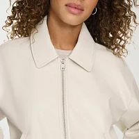Levi's Faux Leather Midweight Womens Bomber Jacket