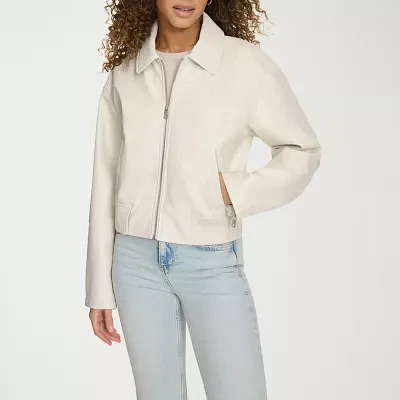 Levi's Faux Leather Midweight Womens Bomber Jacket