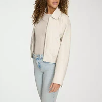Levi's Faux Leather Midweight Womens Bomber Jacket