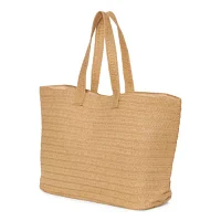 Mixit Straw Vacay Tote Bag