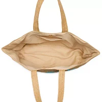 Mixit Straw Vacay Tote Bag