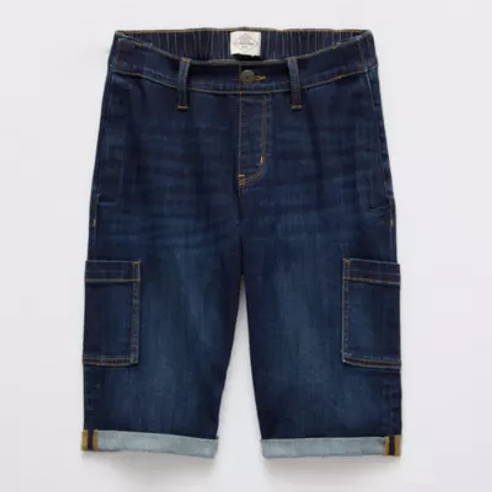 St. John's Bay Womens Mid Rise Seated Wear Bermuda Short