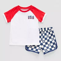 Okie Dokie Toddler & Little Boys 2-pc. Short Set