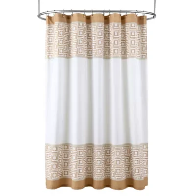 Liz Claiborne Logo Shower Curtain