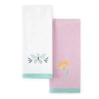 Avanti Floral Butterfly 2-pc. Hand Towel