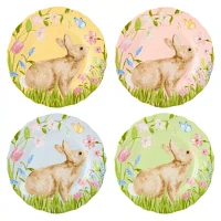 Linden Street Mariposa Garden 4-pc. Stoneware Salad Plate