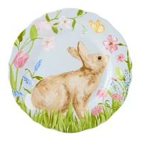 Linden Street Mariposa Garden 4-pc. Stoneware Salad Plate