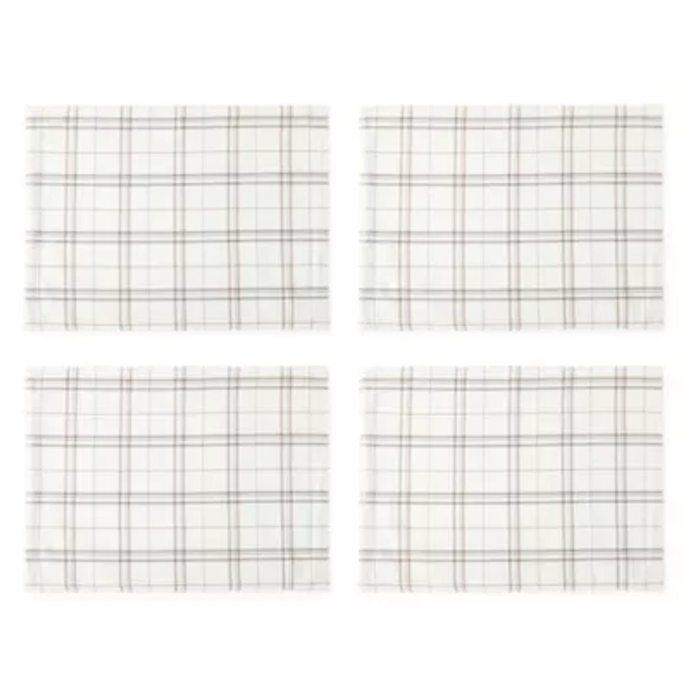Linden Street Windowpane 4-pc. Placemat