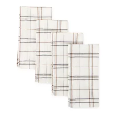 Linden Street Windowpane 4-pc. Napkins