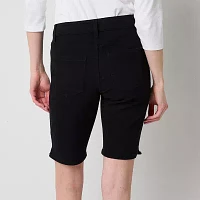 Liz Claiborne Sara Womens Mid Rise Bermuda Short
