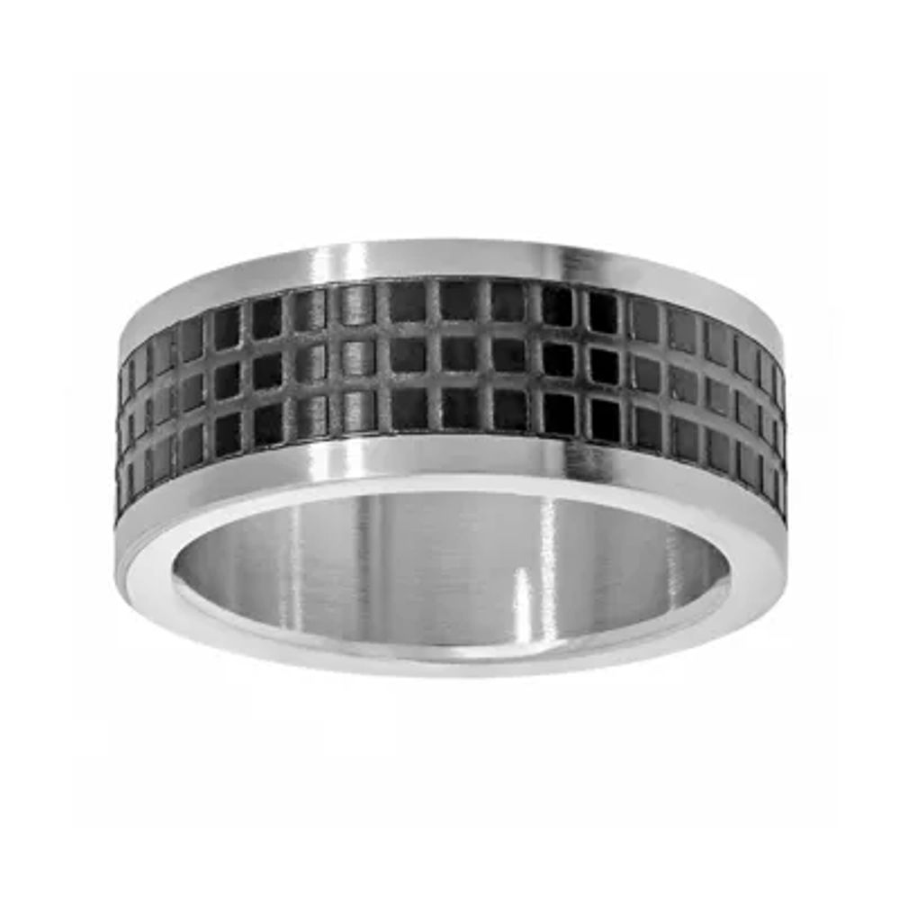 Mens Two-Tone Stainless Steel Band