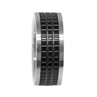 Mens Two-Tone Stainless Steel Band