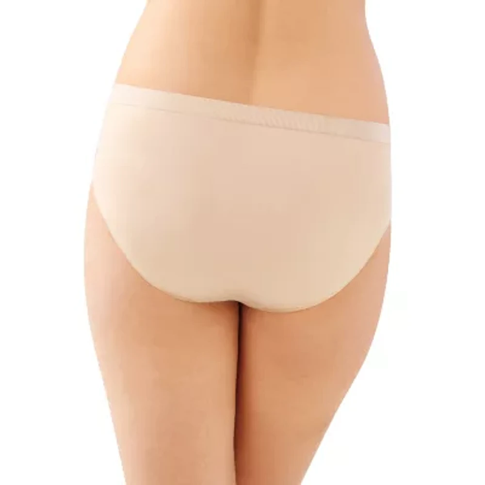 Bali Comfort Revolution Average + Full Figure Seamless High Cut Panty 303j