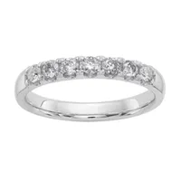 3MM 1 CT. T.W. White Moissanite 14K Gold Round Band