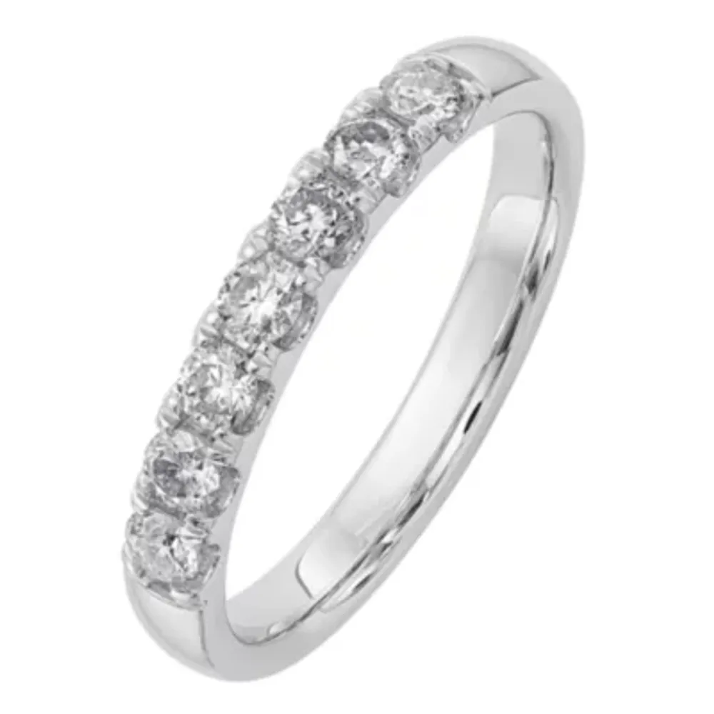 5MM 7/8 CT. T.W. White Moissanite 14K Gold Round Band