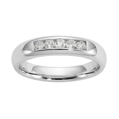 3.5MM / CT. T.W. Natural White Diamond 14K Gold Wedding Band