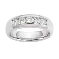 5.5MM 1 CT. T.W. Natural White Diamond 14K Gold Wedding Band