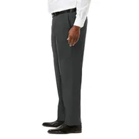 JM Haggar Premium Stretch Sharkski Classic Fit Flat Front Suit Pants - Big & Tall