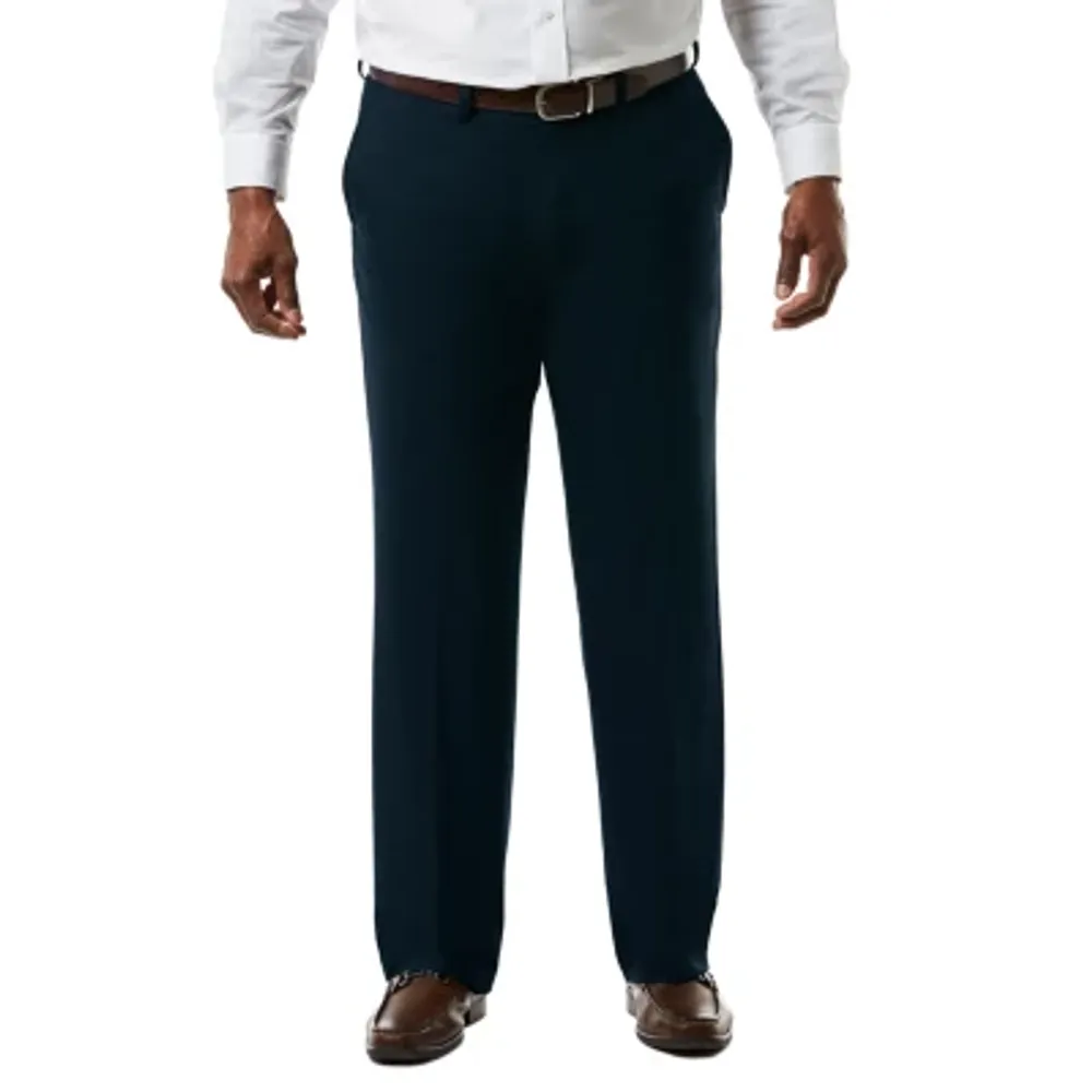 Stafford Signature Coolmax Mens Big and Tall Stretch Fabric Classic Fit Suit  Pants, Color: Blue Birdseye - JCPenney