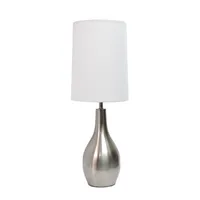 Simple Designs 1 Light Tear Drop Table Lamp