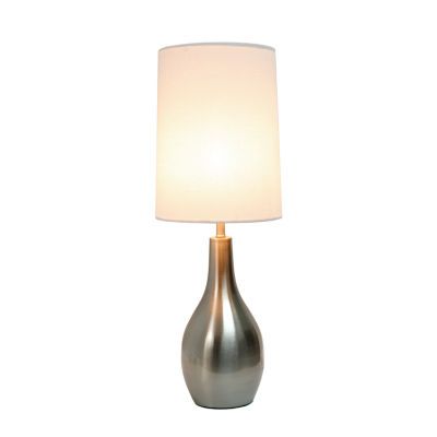 Simple Designs 1 Light Tear Drop Table Lamp