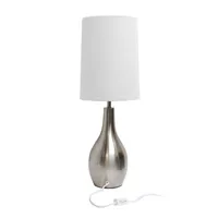 Simple Designs 1 Light Tear Drop Table Lamp