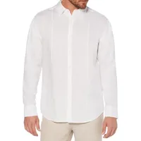 Cubavera Mens Regular Fit Long Sleeve Button-Down Shirt