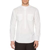 Cubavera Mens Long Sleeve Popover