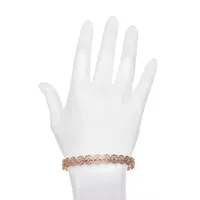 Bijoux Bar Delicates Link Flower Cuff Bracelet