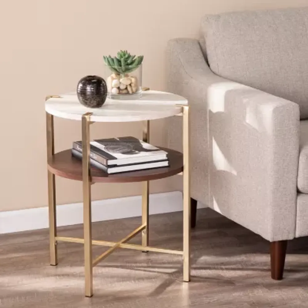 Southern Enterprises Ondstra End Table