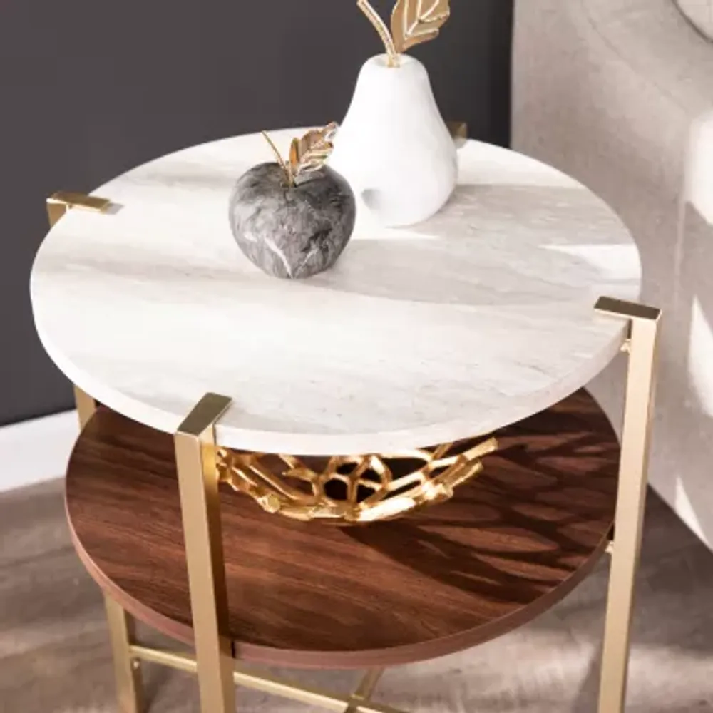 Southern Enterprises Ondstra End Table