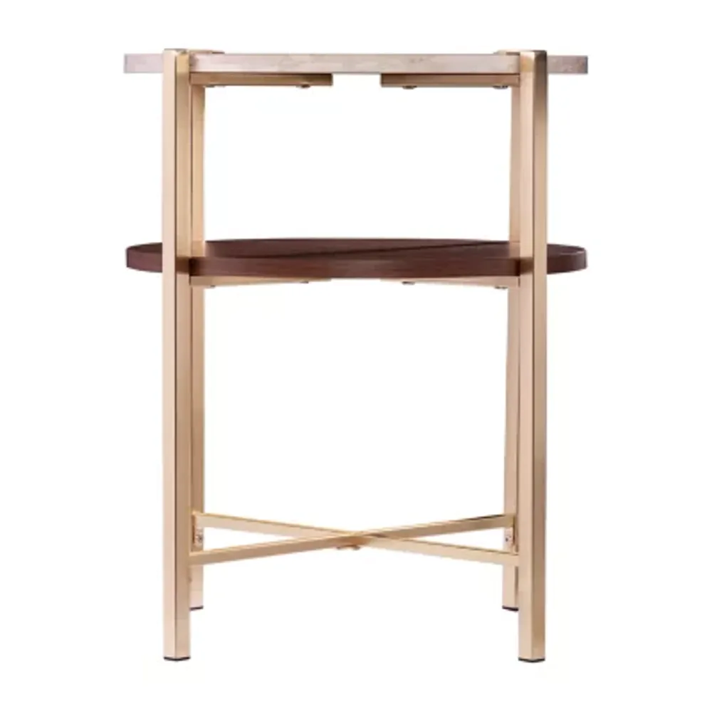 Southern Enterprises Ondstra End Table