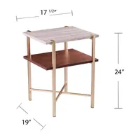 Southern Enterprises Ondstra End Table