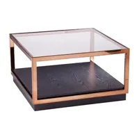 Oodtor Glass-Top Coffee Table