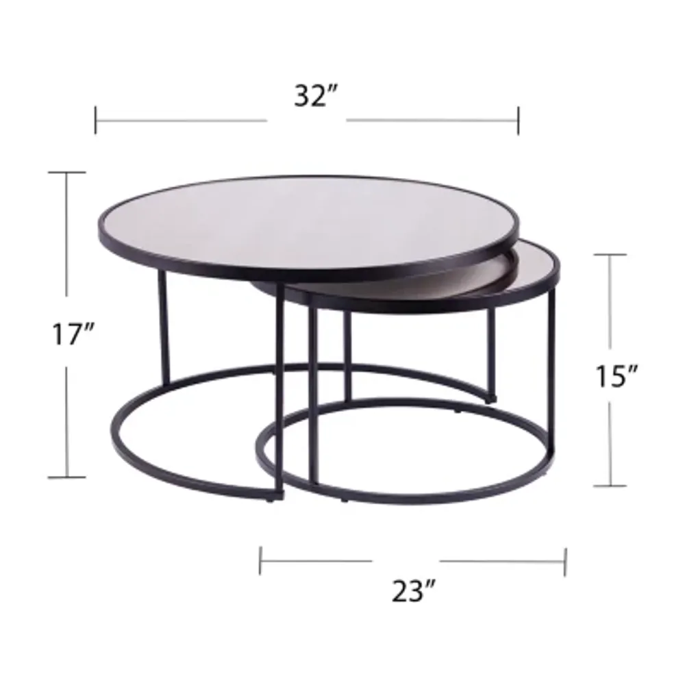 Southern Enterprises Aleone 2-pc. Nesting Tables