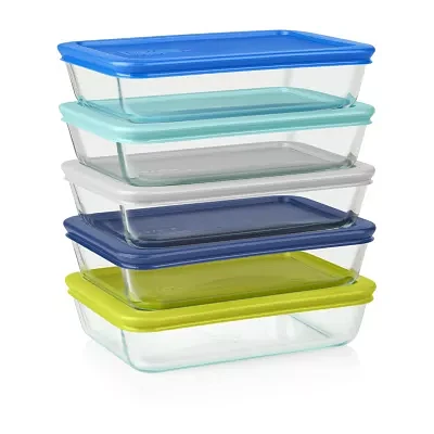 Pyrex Simply Store 10-pc. Glass Food Storage Set