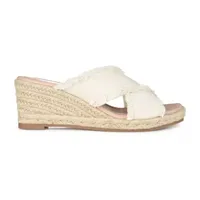 Journee Collection Womens Shanni Wedge Sandals